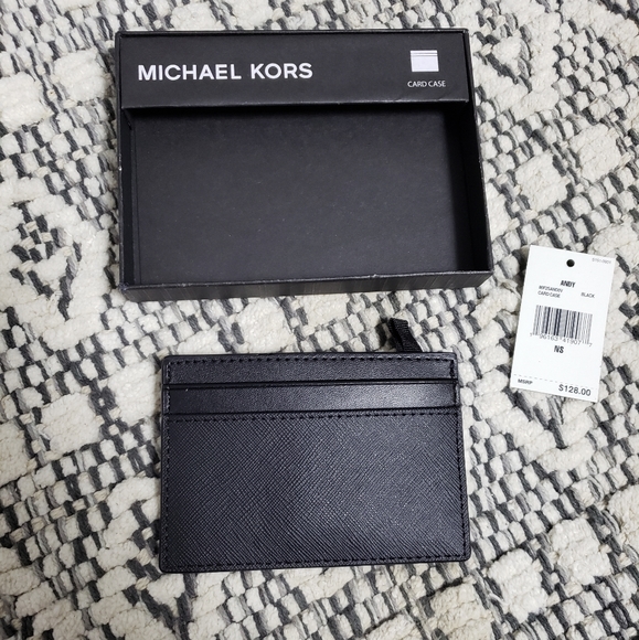 MICHAEL KORS Black Andy Card Case - Picture 2 of 6